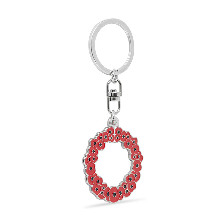 Poppy Wreath Keyring