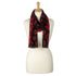 Red & Black Poppy Reversible Scarf