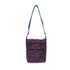 Blooming Poppy and Bud Canvas Crossbody Bag