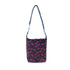 Blooming Poppy and Bud Canvas Crossbody Bag