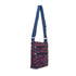 Blooming Poppy and Bud Canvas Crossbody Bag