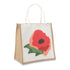 Single Poppy Juco Tote Bag