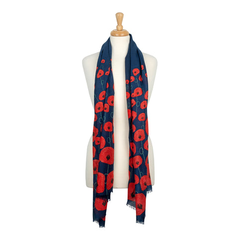 Blossoming Poppies Scarf