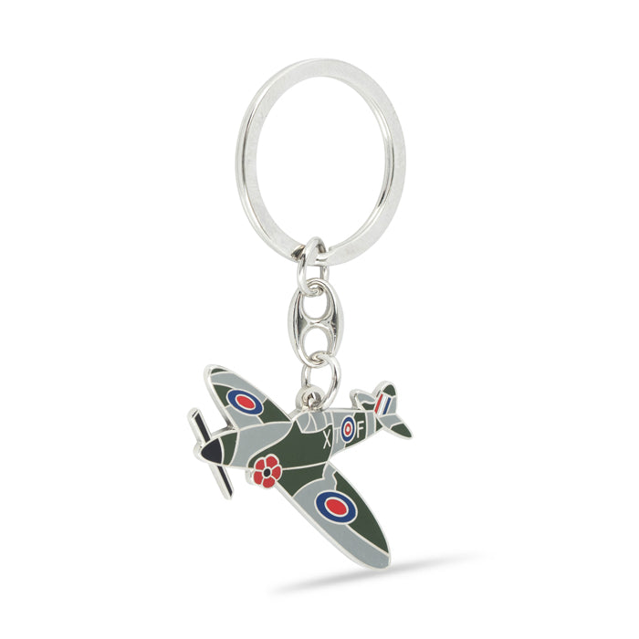 Spitfire Five Petal Poppy Keyring