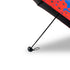 Cascading Poppies Compact Manual Umbrella
