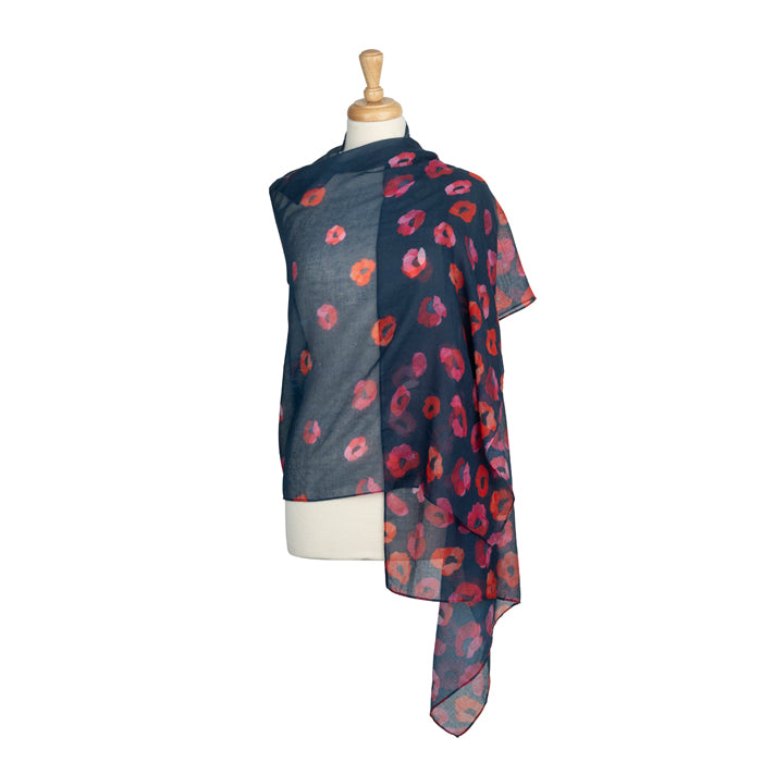 Gliding Poppies Scarf