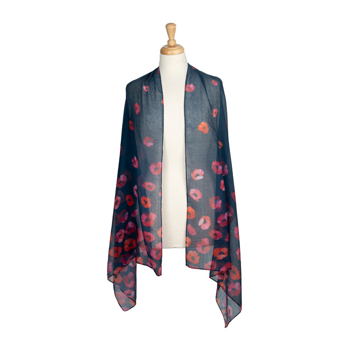 Gliding Poppies Scarf