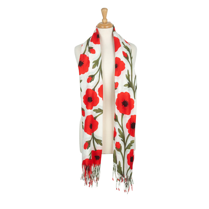 Aimes SOE Poppy Bouquet Soft Touch Scarf