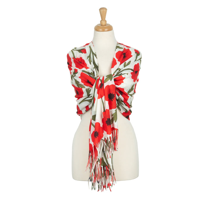 Aimes SOE Poppy Bouquet Soft Touch Scarf