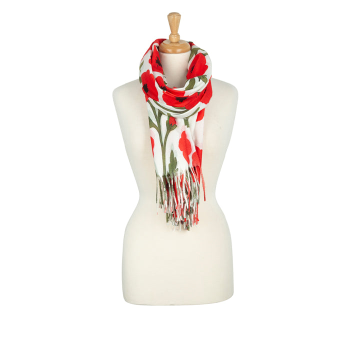 Aimes SOE Poppy Bouquet Soft Touch Scarf