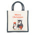 Percy Penguin Christmas Medium Juco Bag