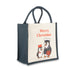 Percy Penguin Christmas Medium Juco Bag