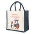 Percy Penguin Christmas Medium Juco Bag