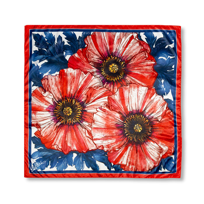 Laurence Llewelyn-Bowen Three Poppies Scarf