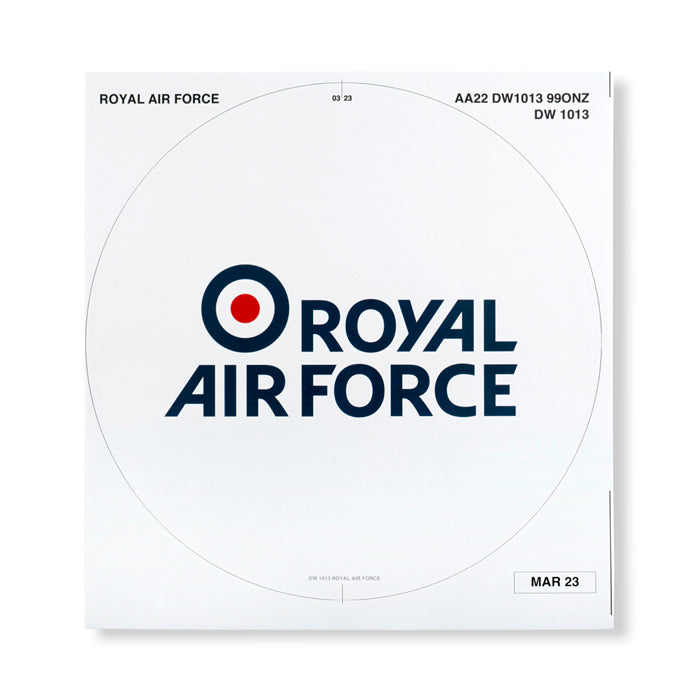 Royal Air Force Air Sticker Badge For Medium Wreath