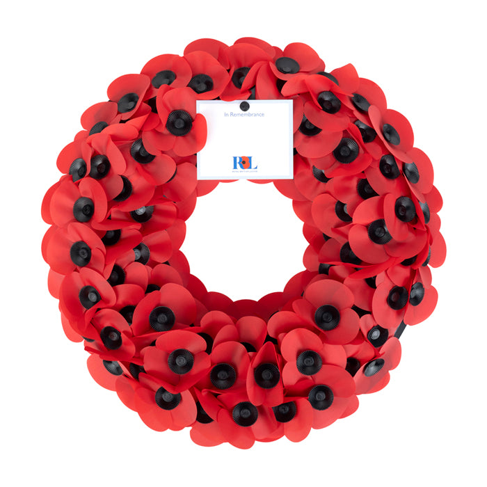 Medium Layered Poppy Wreath (Type G)