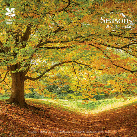 National Trust Seasons Wall Calendar 2024
