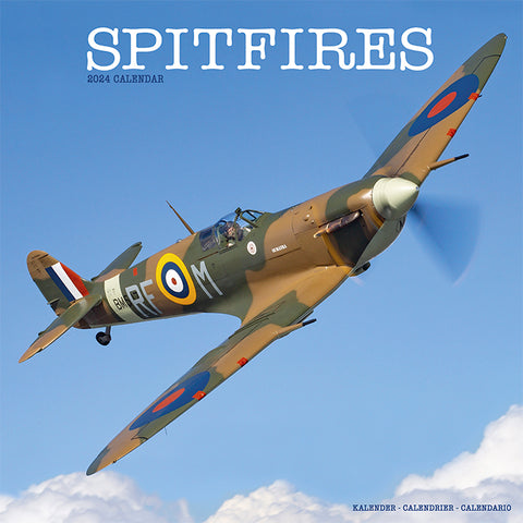 Spitfires Wall Calendar 2024