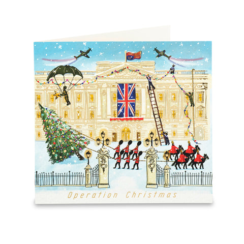Buckingham Palace 'Operation Christmas' Cards - Pack of 10