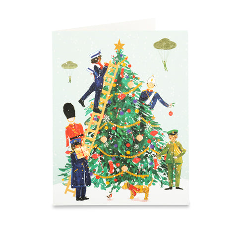 Working Together at Christmas Cards - Pack of 10