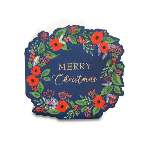 A Christmas Wreath Christmas Cards - Pack of 10