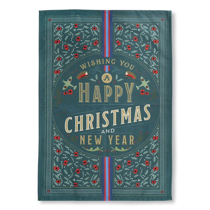 Happy Christmas Services Tea Towel
