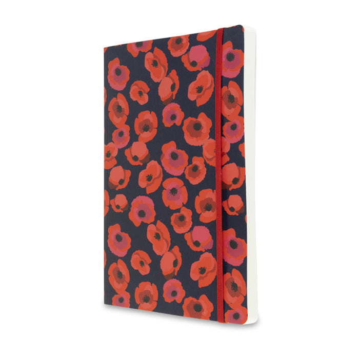 Flowing Poppies A5 Notebook