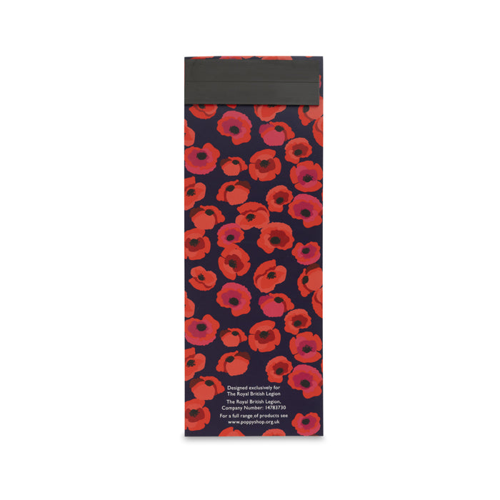 Flowing Poppies Slimline Magnetic Shopper Pad
