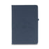 Faux Leather Blue Notebook with Debossed Poppy