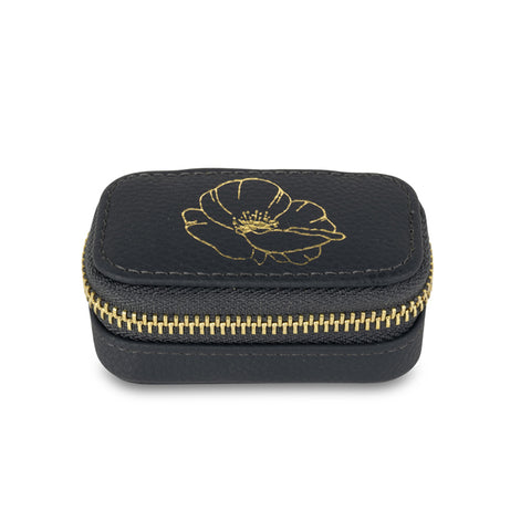 Poppy Petite Blue Travel Jewellery Box