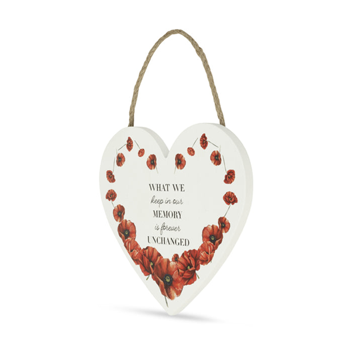 Forever Unchanged Heart Plaque