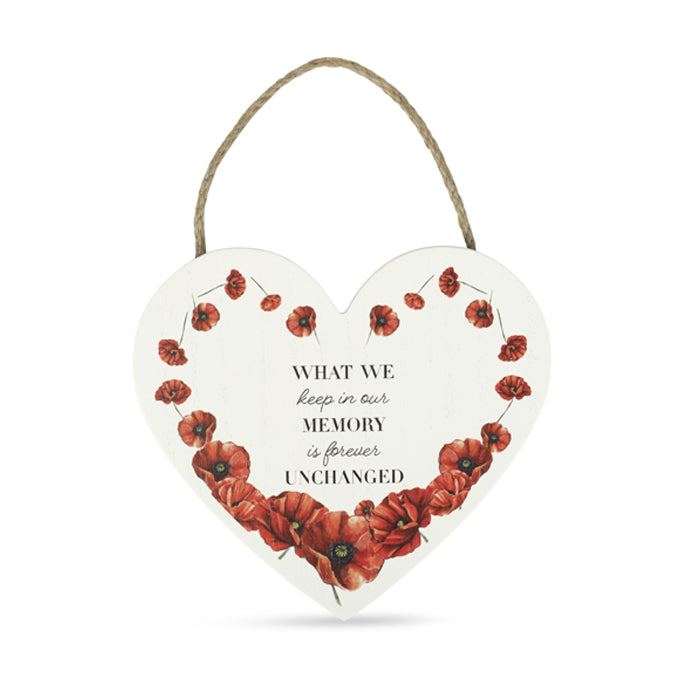 Forever Unchanged Heart Plaque
