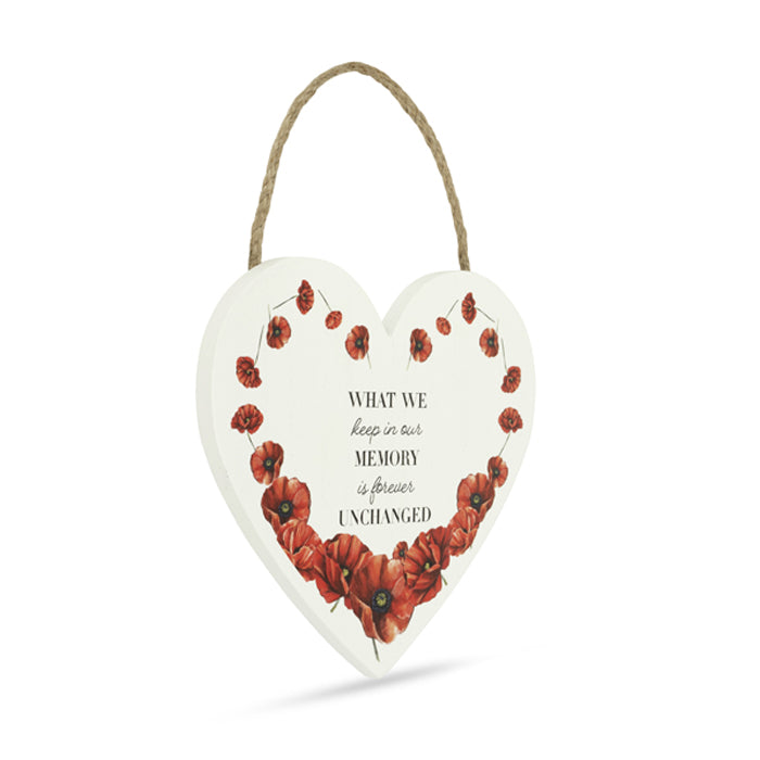 Forever Unchanged Heart Plaque