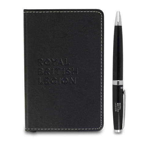 Royal British Legion Notebook and Pen Gift Set