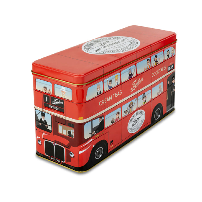 Tiptree Tea, Biscuits, and Jam Bus Tin Set