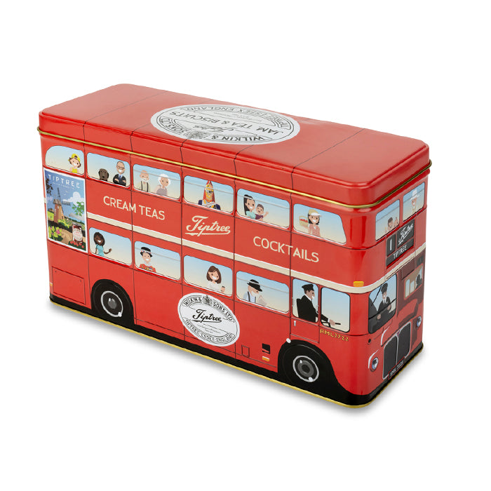 Tiptree Tea, Biscuits, and Jam Bus Tin Set