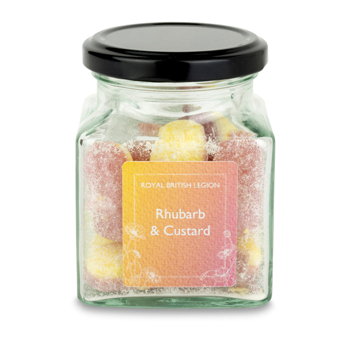 Royal British Legion Rhubarb and Custard Sweets