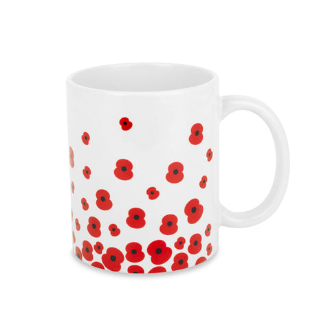 Royal British Legion Falling Poppies Mug
