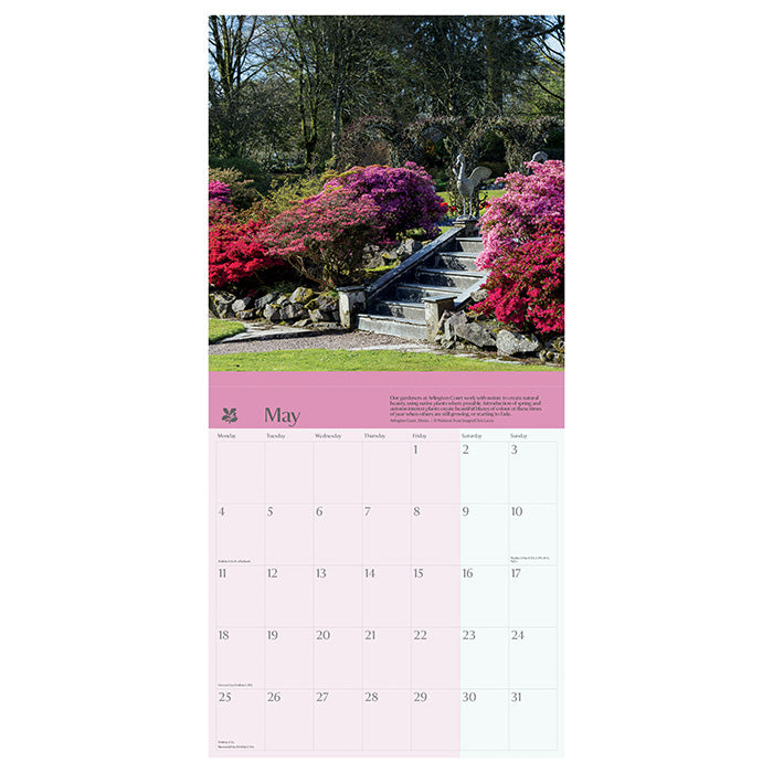 National Trust Seasons Wall Calendar 2026