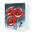 Poppies in the Snow Christmas Cards - Pack of 10