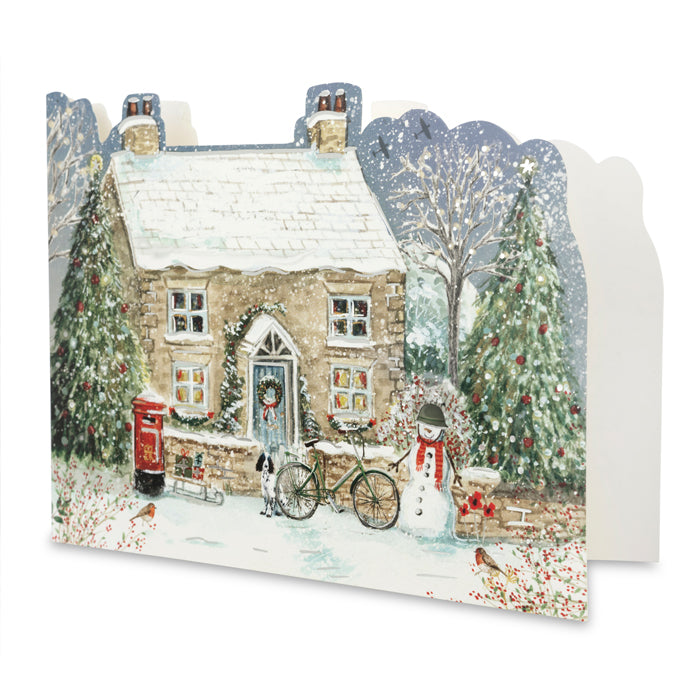 Winter Village Christmas Cards - Pack of 10