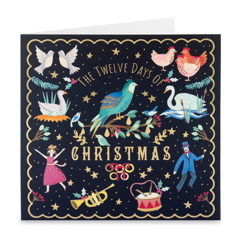12 Days of Christmas Cards - Pack of 10