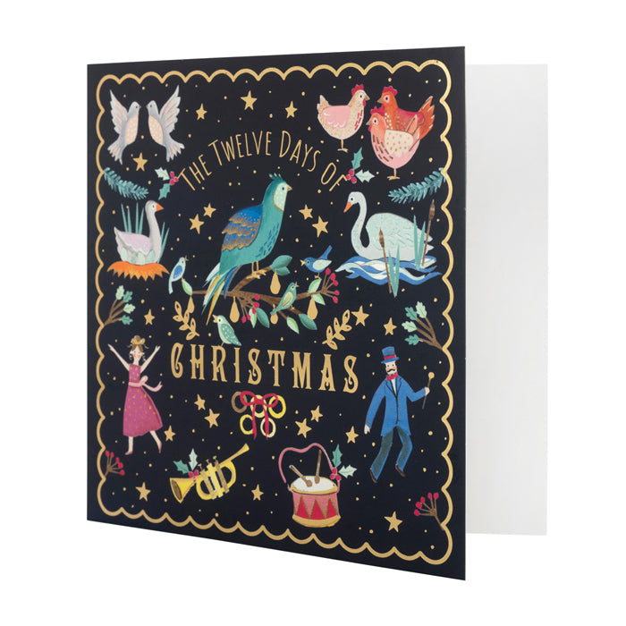 12 Days of Christmas Cards - Pack of 10