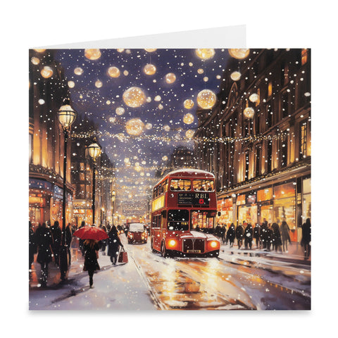 London at Christmas  Cards - Pack of 10