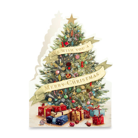 Christmas Tree Christmas Cards - Pack of 10