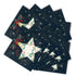 Merry Christmas Star Christmas Cards - Pack of 10
