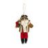 Aviator Santa with Poppy Felt Christmas Decoration