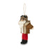 Aviator Santa with Poppy Felt Christmas Decoration