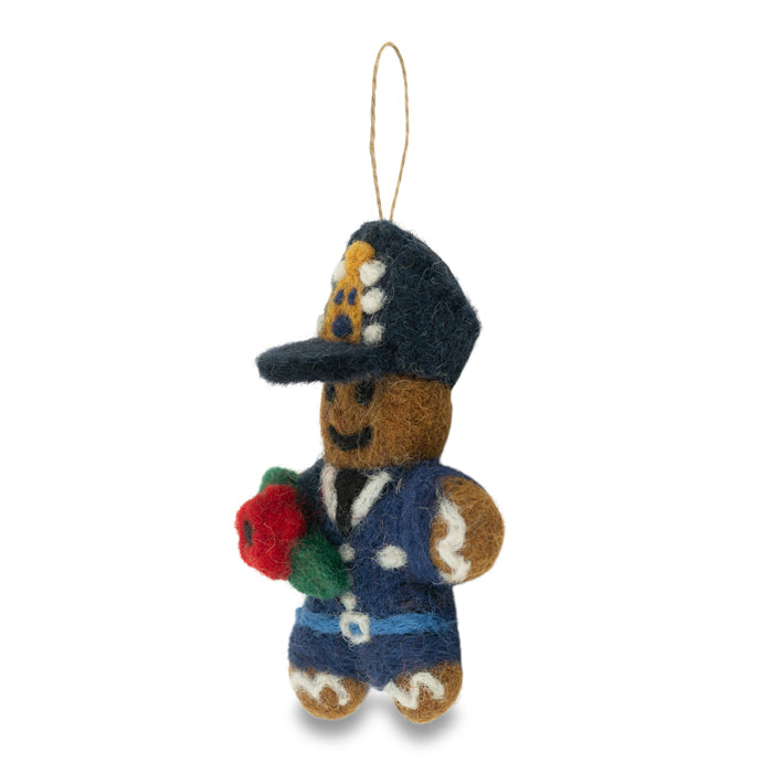 RAF Gingerbreadman Felt Christmas Decoration
