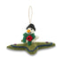 Snowman in Spitfire Felt Christmas Decoration